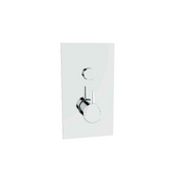 Kartell UK Plan Option 8 Single Round Push Button Thermostatic Shower